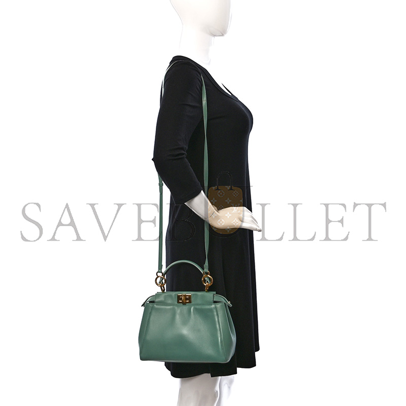 F**di ff nappa mini peekaboo iconic satchel (23*18*11cm)